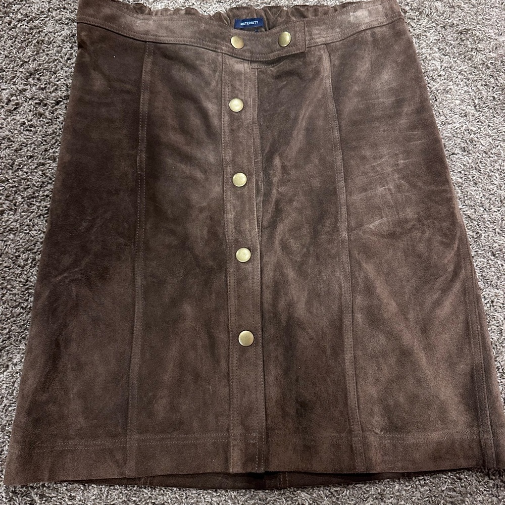 Beautiful Brown Suede Gap Skirt!